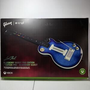 CRKD Gibson Les Paul Pro Guitar Blueberry Burst Controller Xbox X/S & PC- NIB